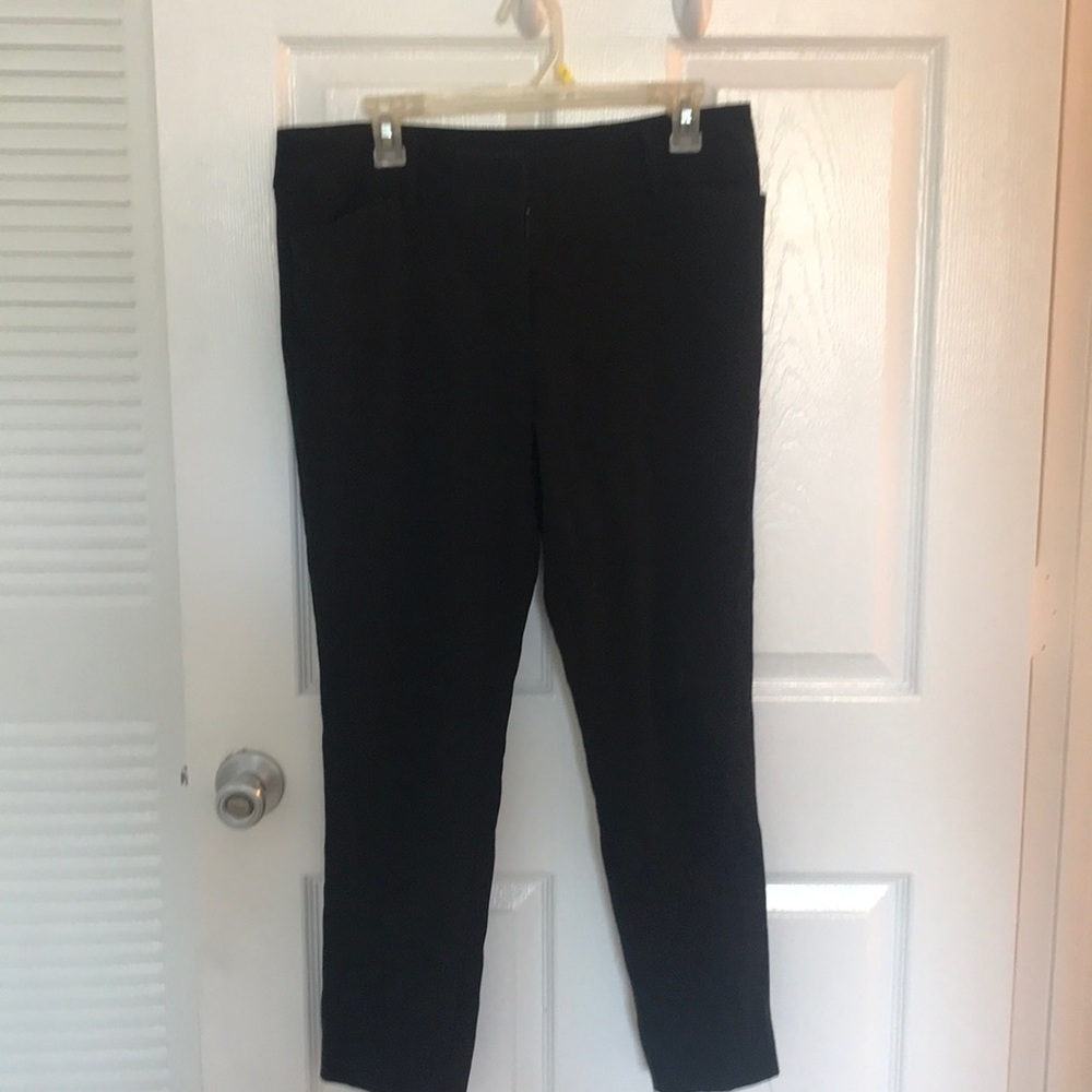 Counterparts black skinny leg slacks